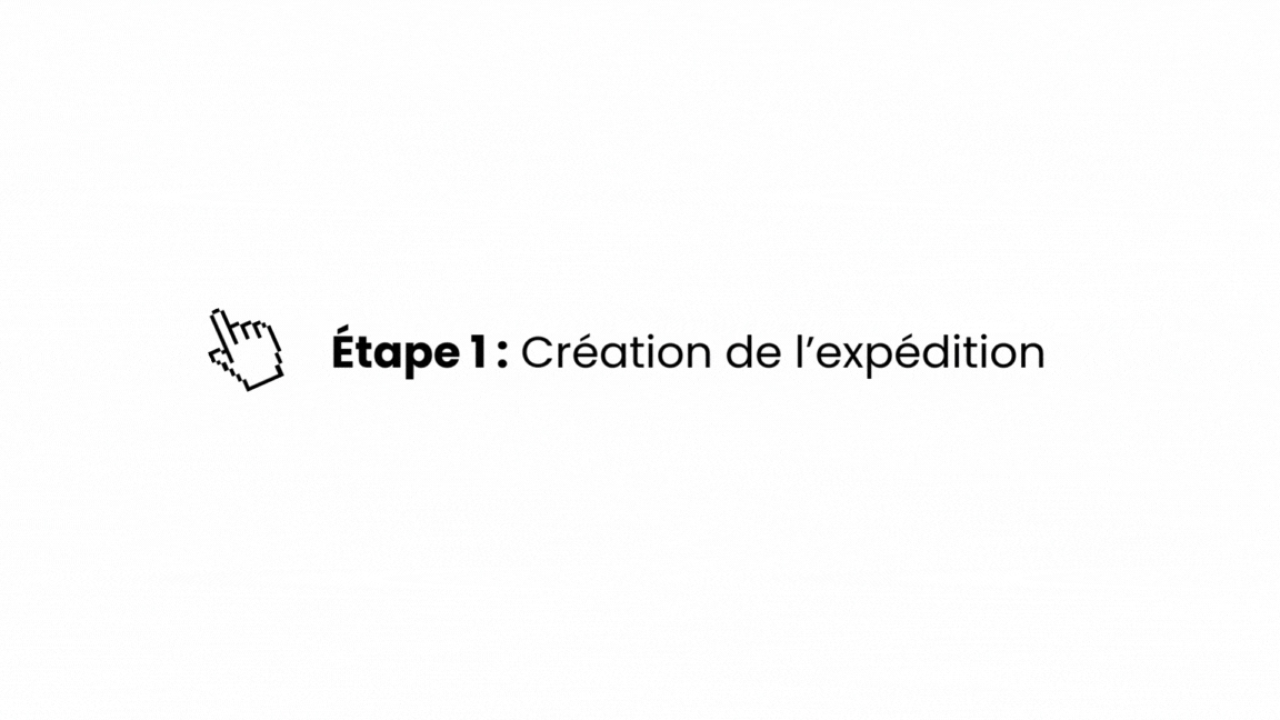 Démonstration des étapes